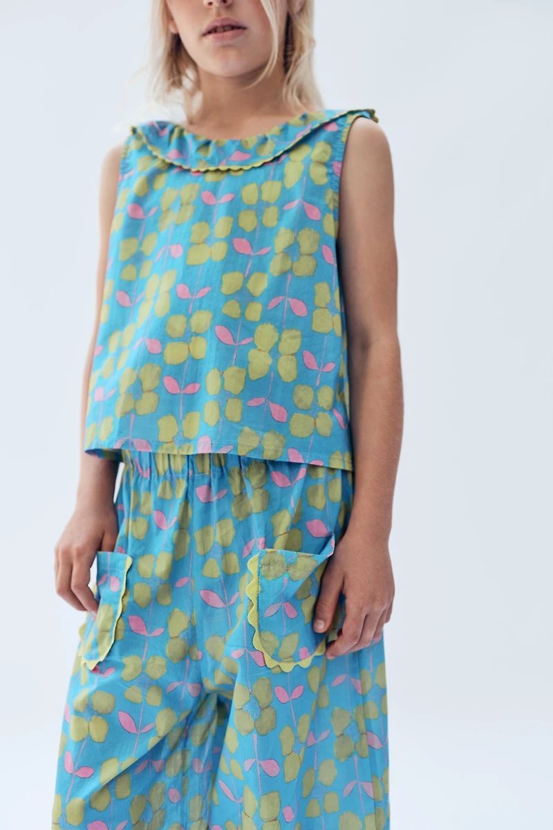 2-14 YEARS / LIMITED EDITION FLORAL PRINT CULOTTES