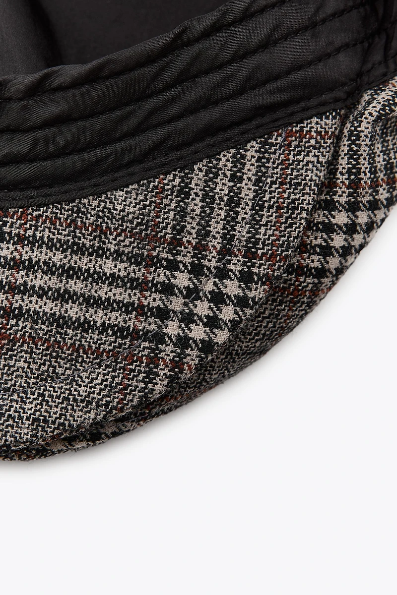 WOOL PLAID BERET