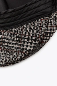 WOOL PLAID BERET