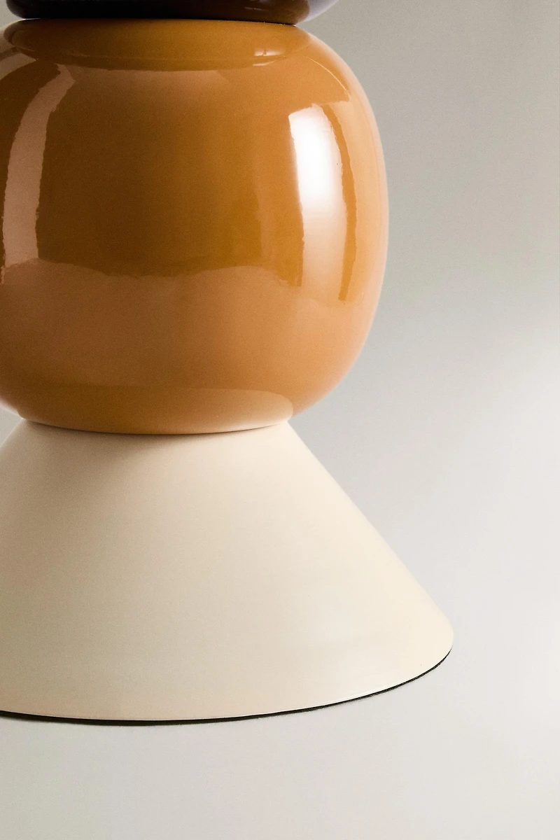TABLE D'APPOINT BRILLANT MAT X COLLAGERIE