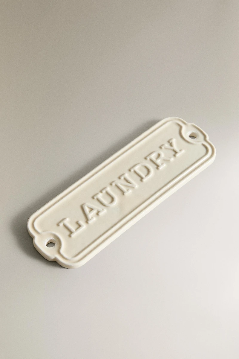 LAUNDRY DECORATIVE PLAQUE