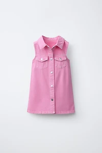 SKATER DENIM DRESS