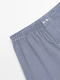 Gingham mini boxers