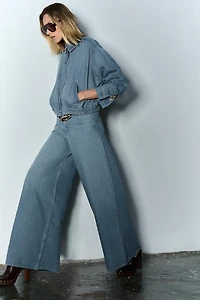 ZW COLLECTION HIGH-RISE BAGGY JEANS
