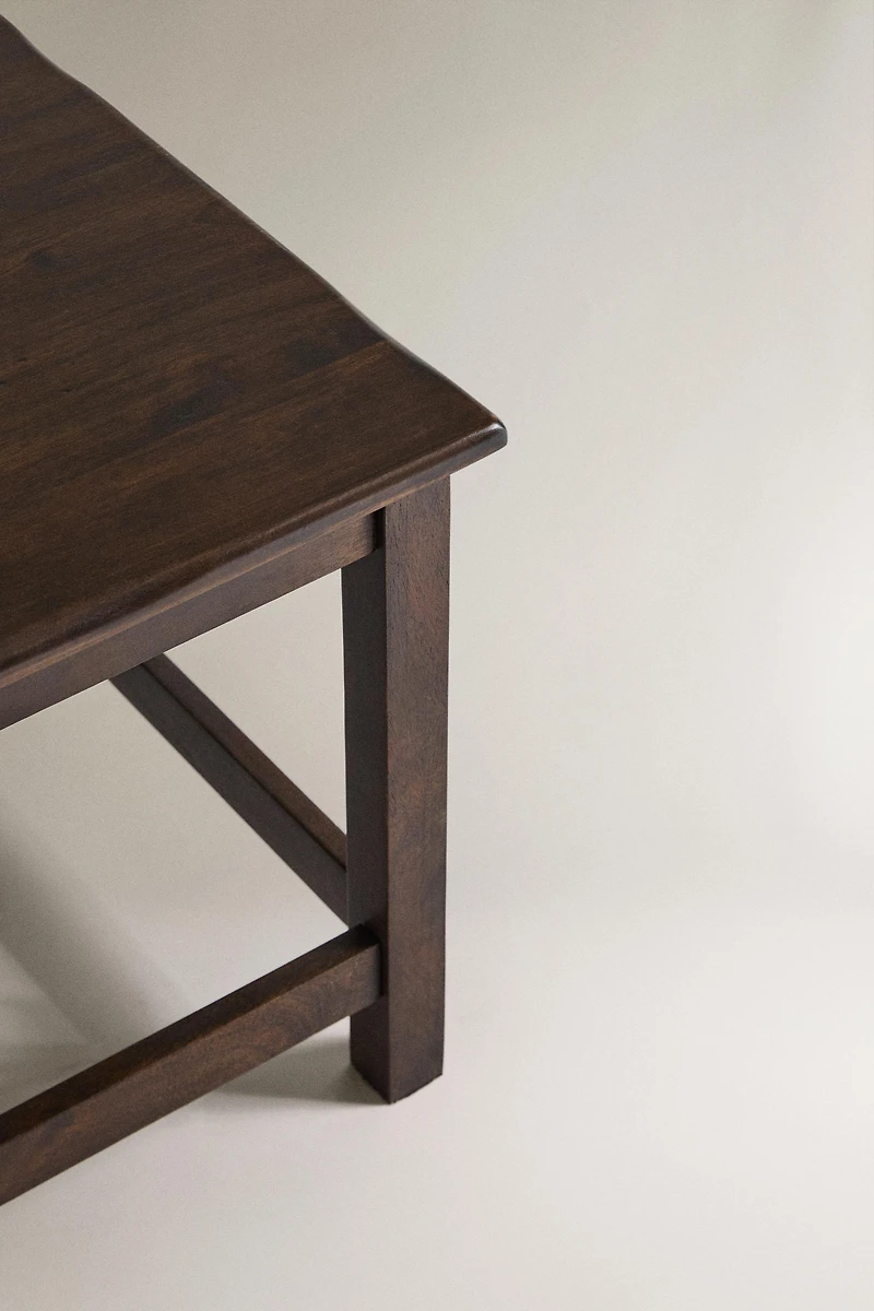 WOODEN SIDE TABLE