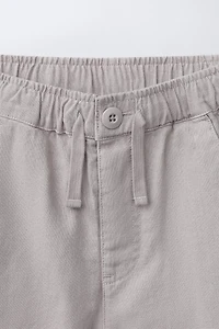 SHORT AVEC LIN ET COTON
