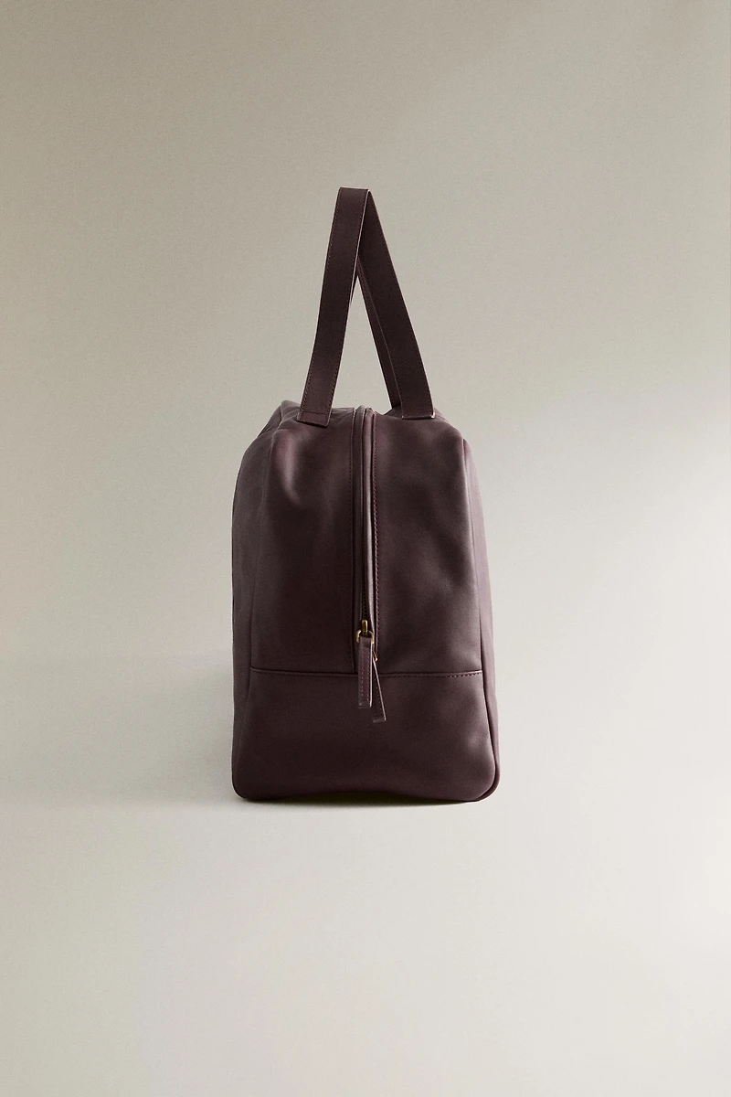 LEATHER TRAVEL BAG