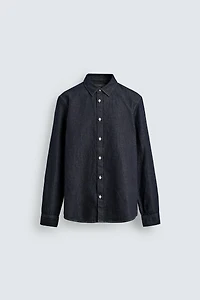 CHEMISE EN DENIM LÉGER COTON-LIN
