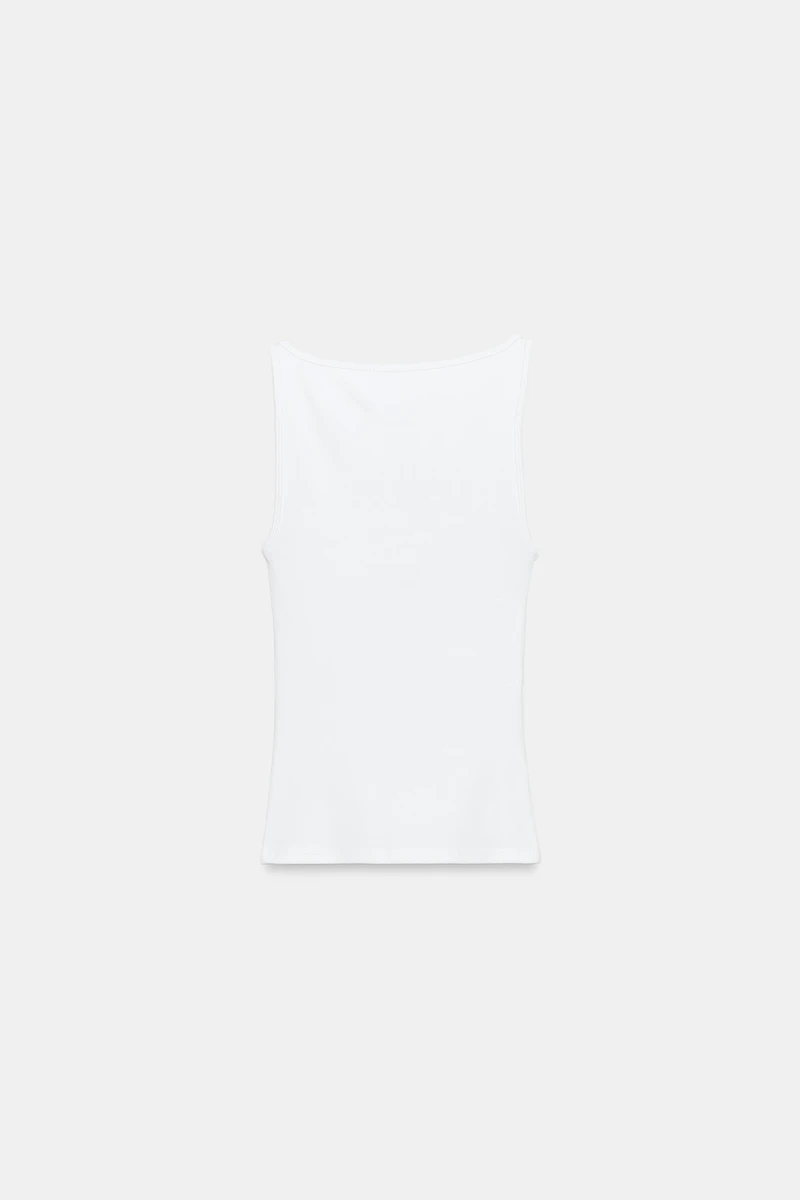 T-SHIRT MINIMAL SANS MANCHES