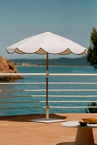 CONTRAST EDGE BEACH UMBRELLA (Ø 63")