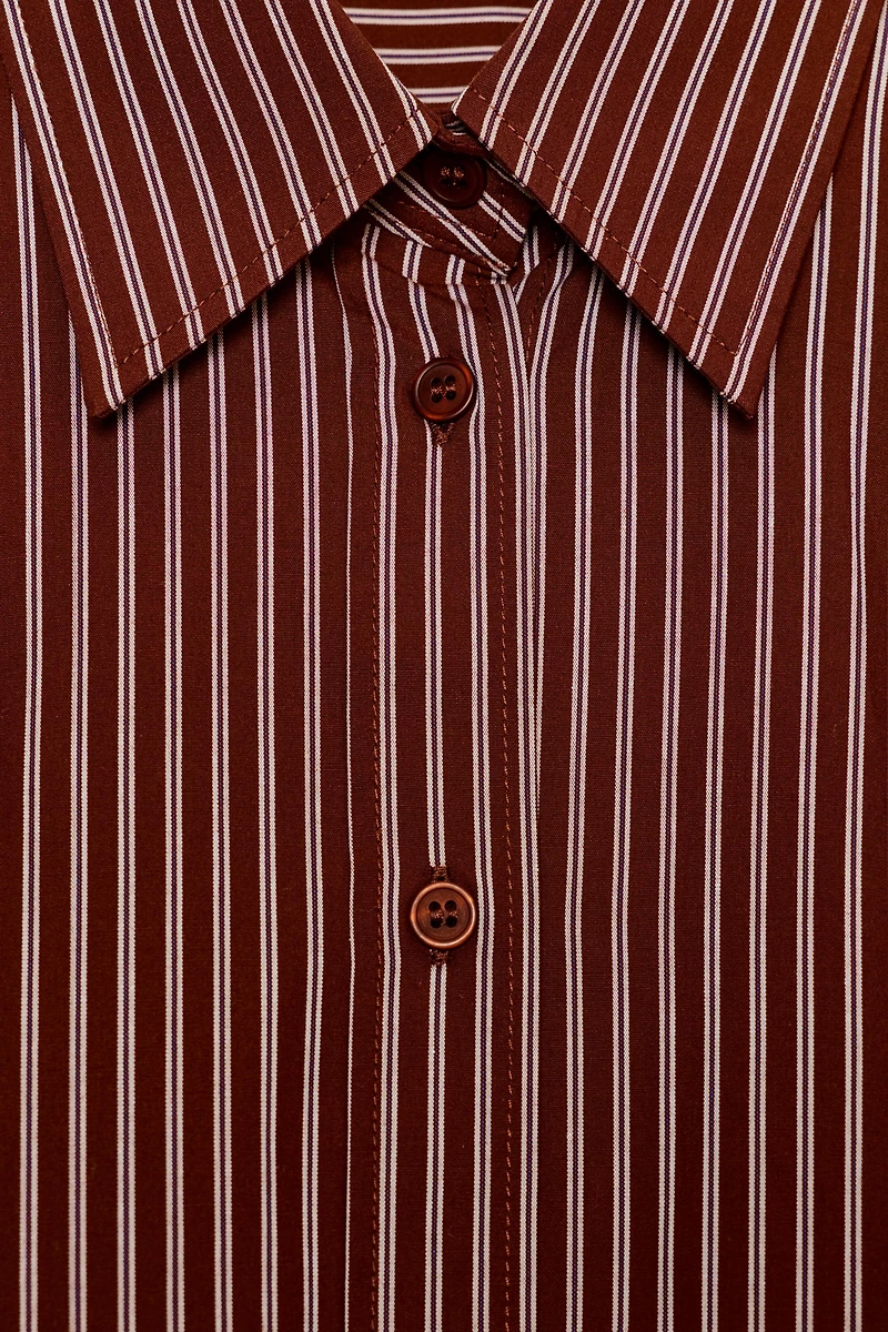CHEMISE EN SOIE À RAYURES ZW COLLECTION LIMITED EDITION