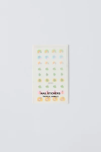TROPICAL ANIMALS ZARA NAIL STICKERS