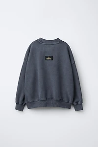 WASHED EFFECT SWEATSHIRT KPOP DEMON HUNTERS™ NETFLIX ©