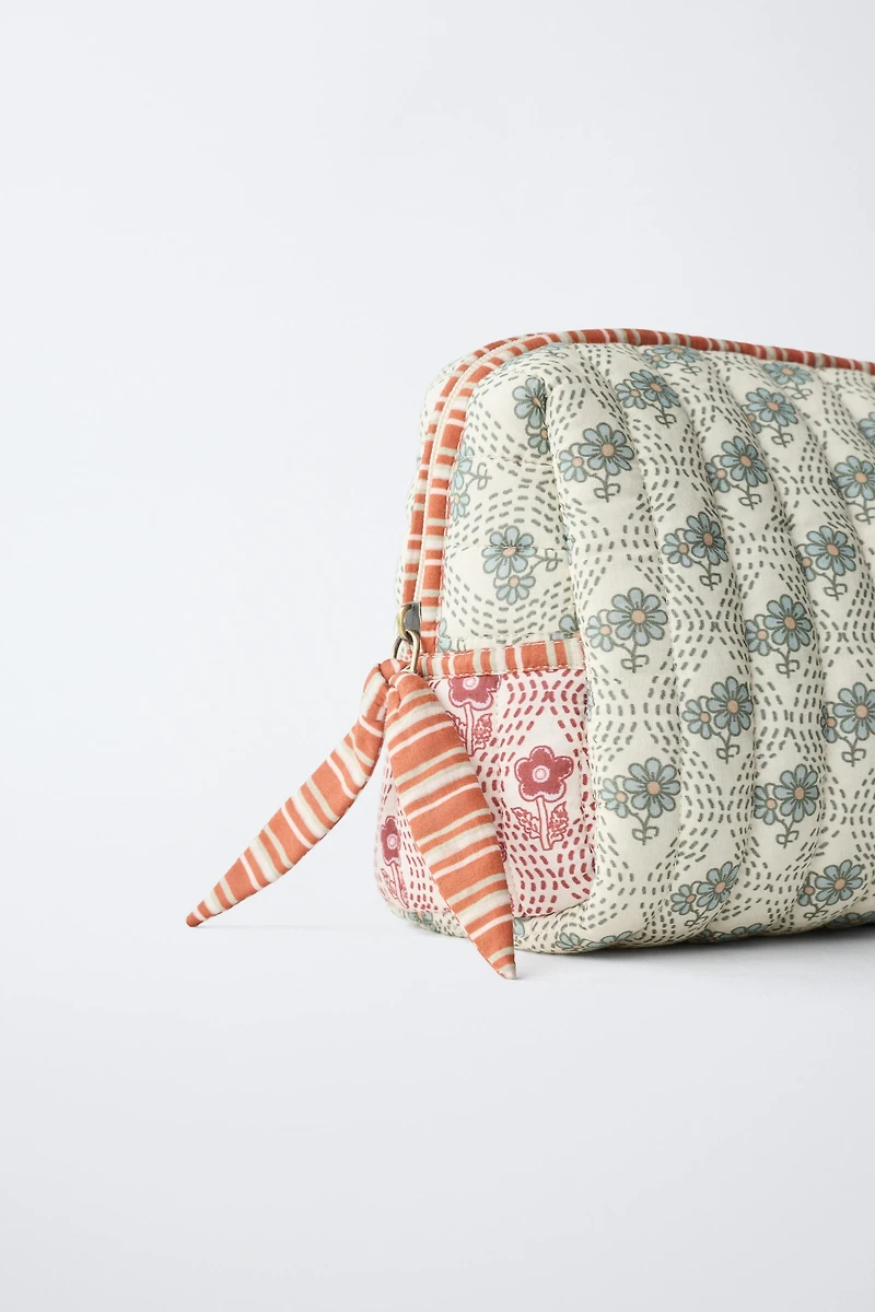 FLORAL TOILETRY BAG