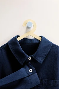 ZARA TIMELESS - CHECK SHIRT WITH COTTON AND LINEN