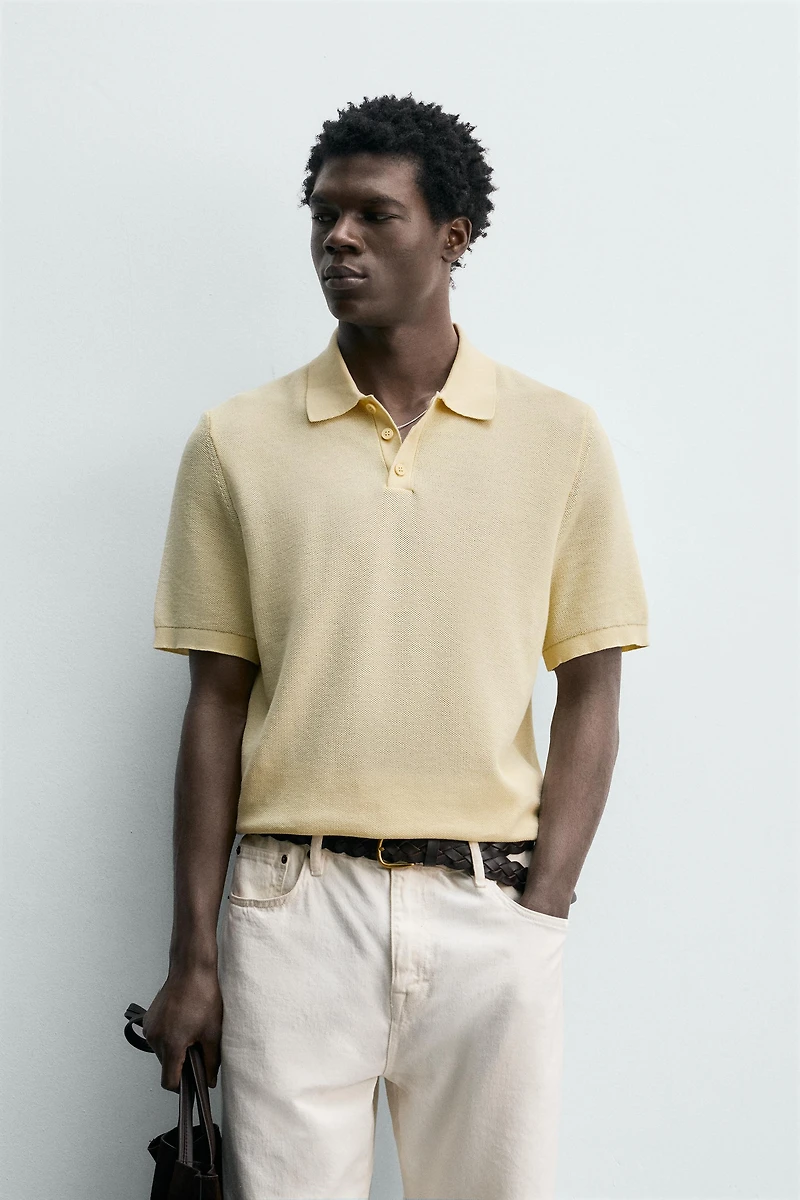 REGULAR FIT PIQUÉ KNIT POLO