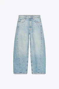 TRF MID-RISE BAGGY BALLOON JEANS