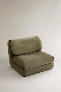 FAUTEUIL PLIANT INDIVIDUEL CORDUROY
