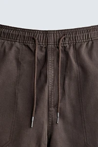 SHORT RELAXED FIT DÉLAVÉ