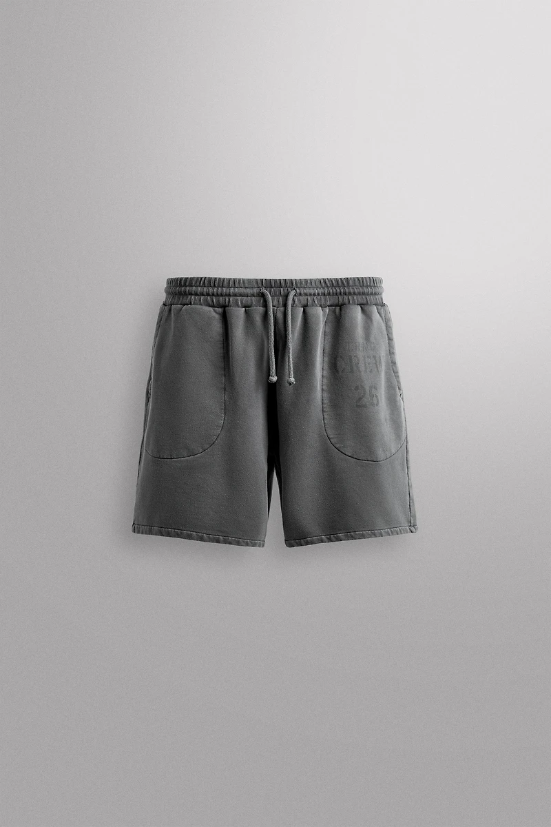 WASHED TRAINING JOGGER SHORTS