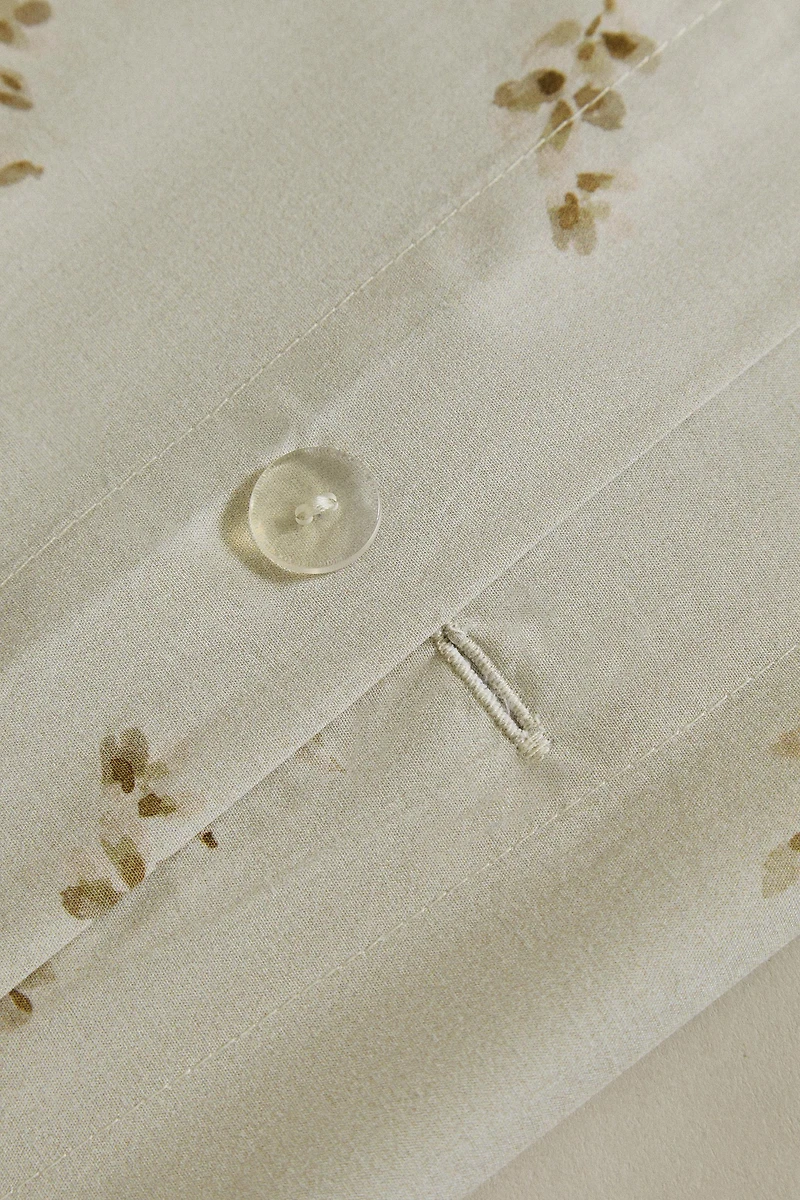 LEAF PRINT DUVET COVER