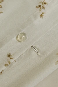 LEAF PRINT DUVET COVER