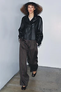 LEATHER JACKET ZW COLLECTION LIMITED EDITION