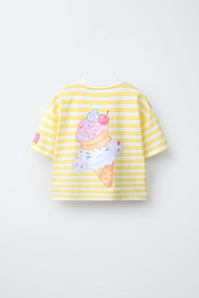 CINNAMOROLL © SANRIO STRIPED T-SHIRT