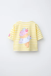 CINNAMOROLL © SANRIO STRIPED T-SHIRT