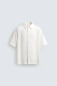 CHEMISE FLUIDE STRUCTURÉE