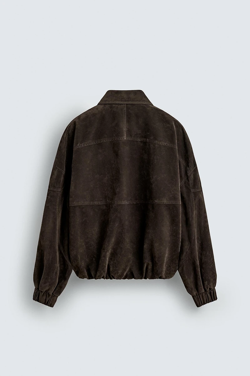 FAUX SUEDE JACKET