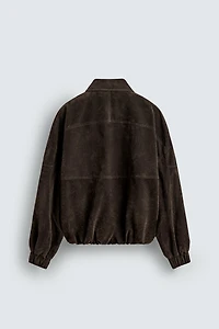 FAUX SUEDE JACKET