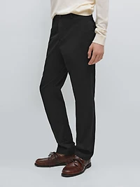 Slim fit textured trousers