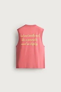 RELAXED FIT GRAPHIC TANK TOP