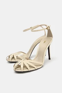 FISHERMAN HEELED SANDALS