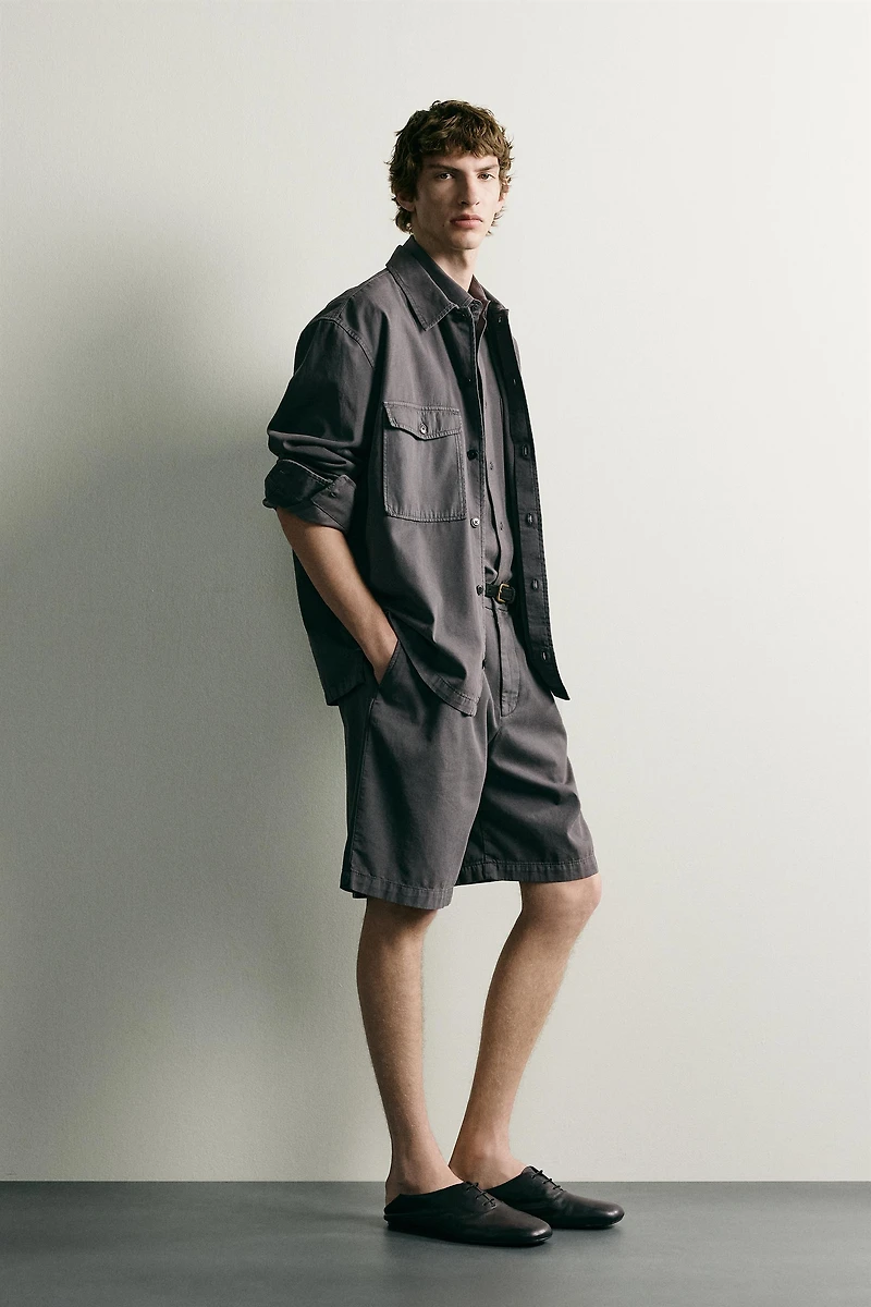 WASHED RELAXED FIT SHORTS