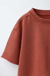 WASHED EFFECT JOGGING T-SHIRT