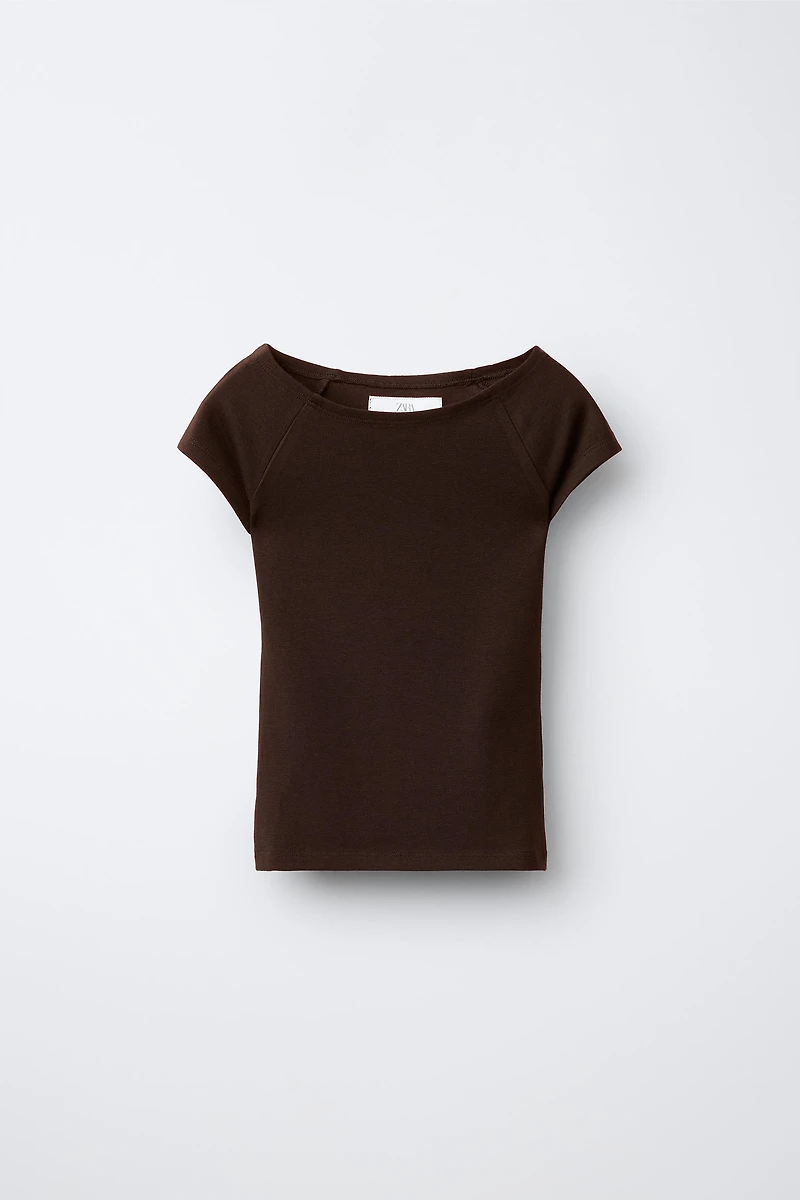 PLAIN T-SHIRT WITH MODAL