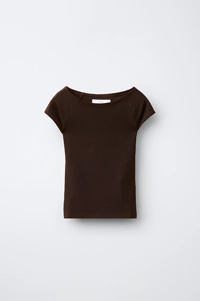 PLAIN T-SHIRT WITH MODAL
