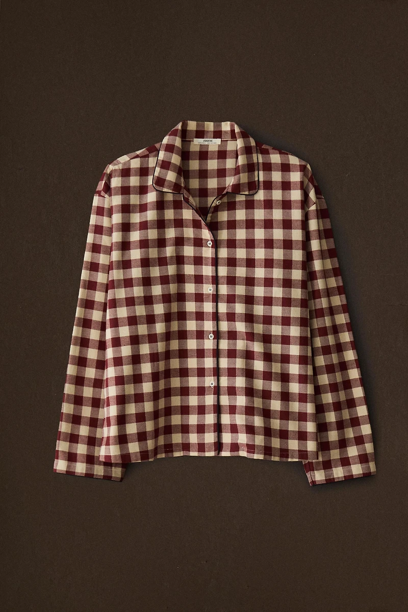 CHRISTMAS GINGHAM SHIRT