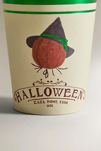 LOT DE 12 VERRES EN PAPIER POUR ENFANTS HALLOWEEN
