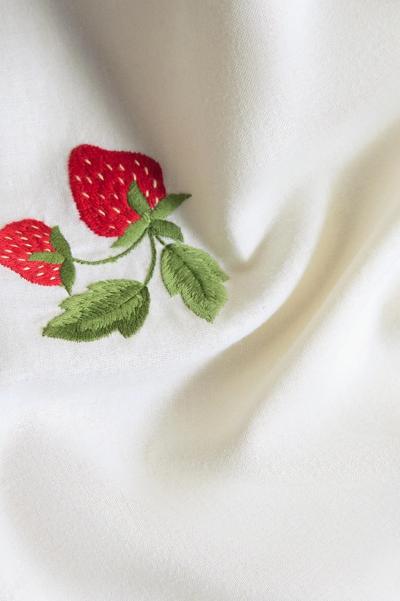 FRUIT EMBROIDERED TABLECLOTH