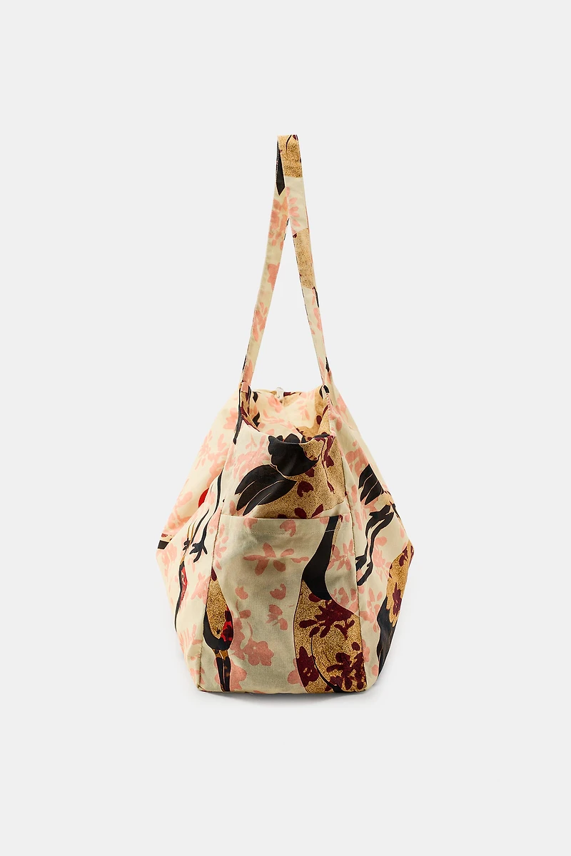 MAXI SAC IMPRIMÉ HÉRONS