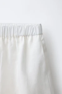 WAVE HEM WIDE LEG PANTS