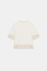 COMBINED KNIT SHORT SLEEVE JUMPER