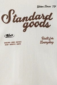 TEXTURED TEXT SHIRT