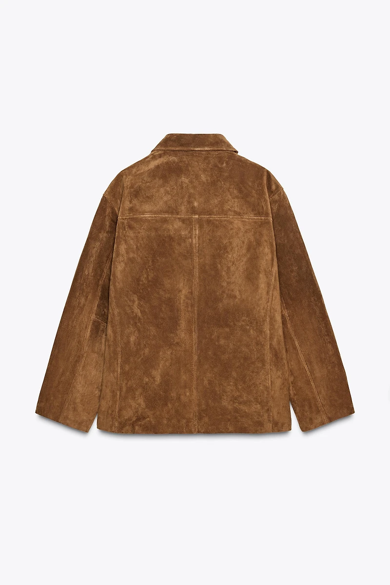 VESTE EN CUIR DAIM ZW COLLECTION LIMITED EDITION