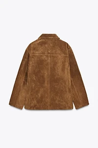 VESTE EN CUIR DAIM ZW COLLECTION LIMITED EDITION