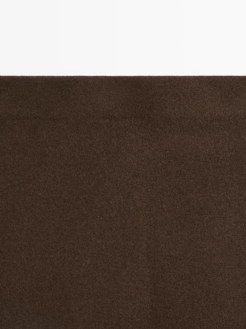 Jupe midi double face