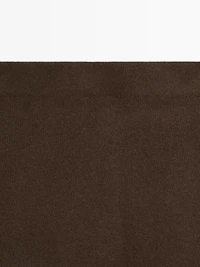 Jupe midi double face